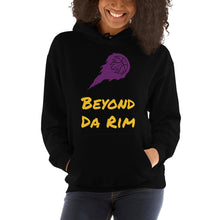 Load image into Gallery viewer, Black Yellow Purple Logo Hoodie