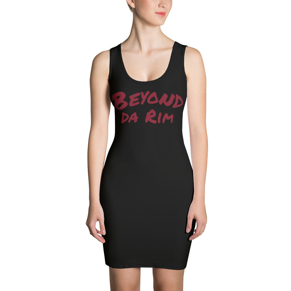 Maroon Logo Dress