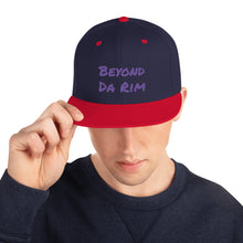 Load image into Gallery viewer, Purple Lettering Multi Snapback